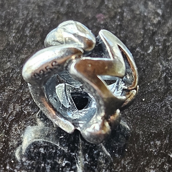 Retired Trollbeads Sterling Silver Letter M TAGBE- 10072 - Picture 2 of 3